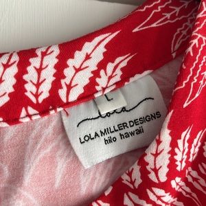 🌺Lola Miller Designs - Hilo, HI fit & flare dress. Very gently worn❤️size L.